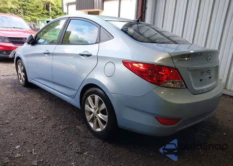 2012 Hyundai Accent Gls z USA, uszkodzony, nr VIN KMHCU4AE3CU042318